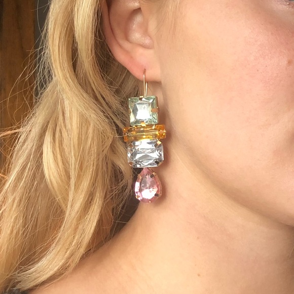 HELENA Statement Earrings - Picture 2 of 4